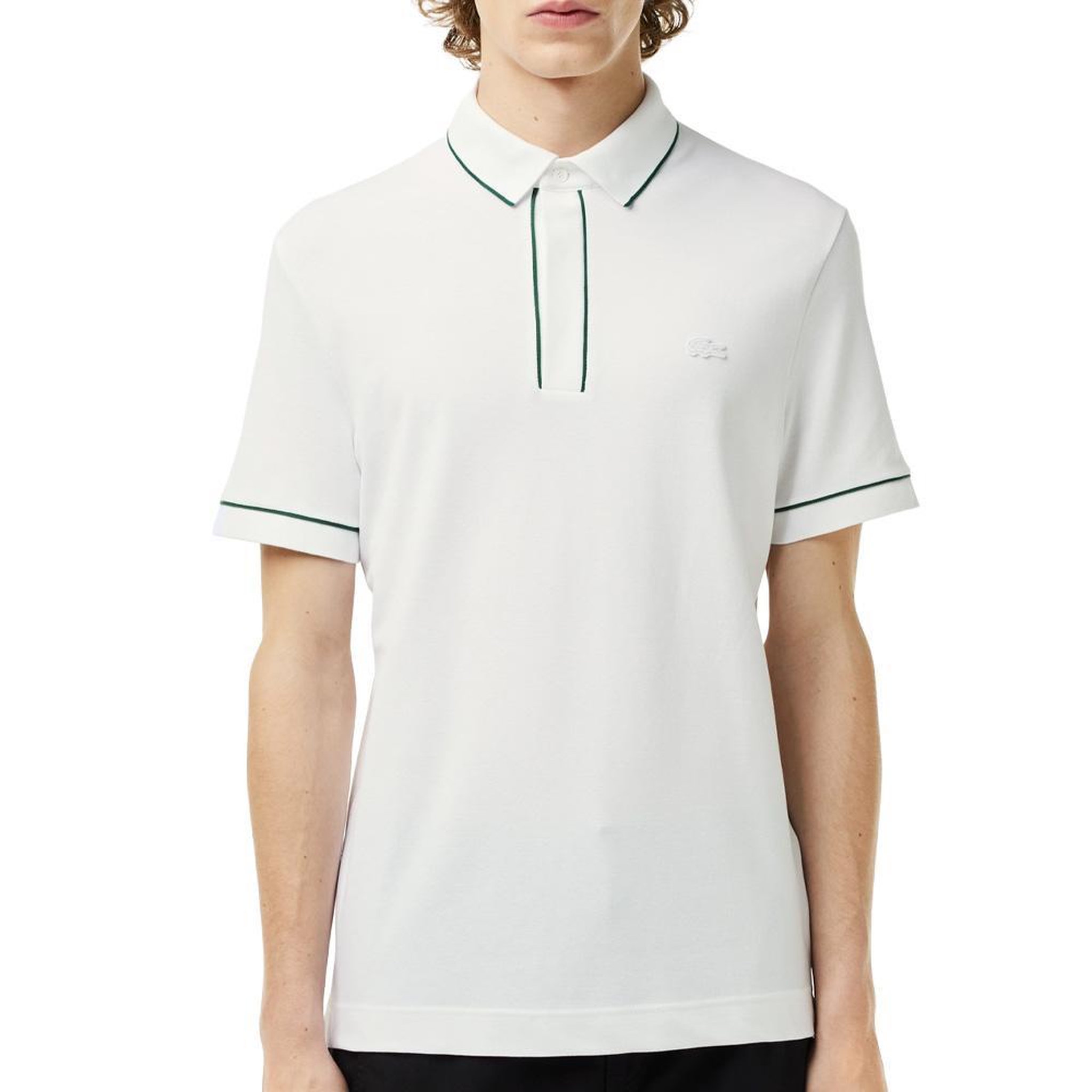 Lacoste Polo blanc homme lacoste piqué