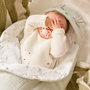Voir la diapositive 6 : Petit Béguin Nid d'ange en gaze de coton Hello Baby