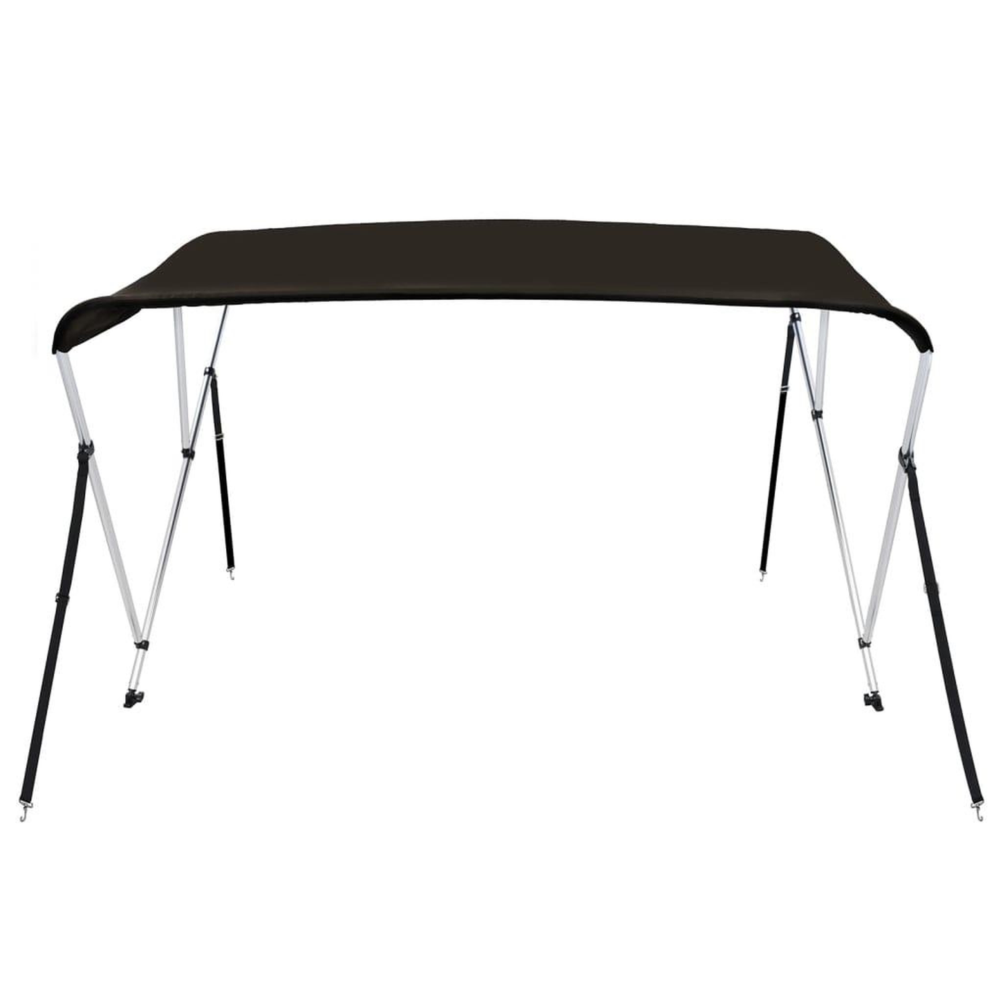 Voir la diapositive 3 : VIDAXL Auvent bimini a 3 arceaux noir 183x160x137 cm