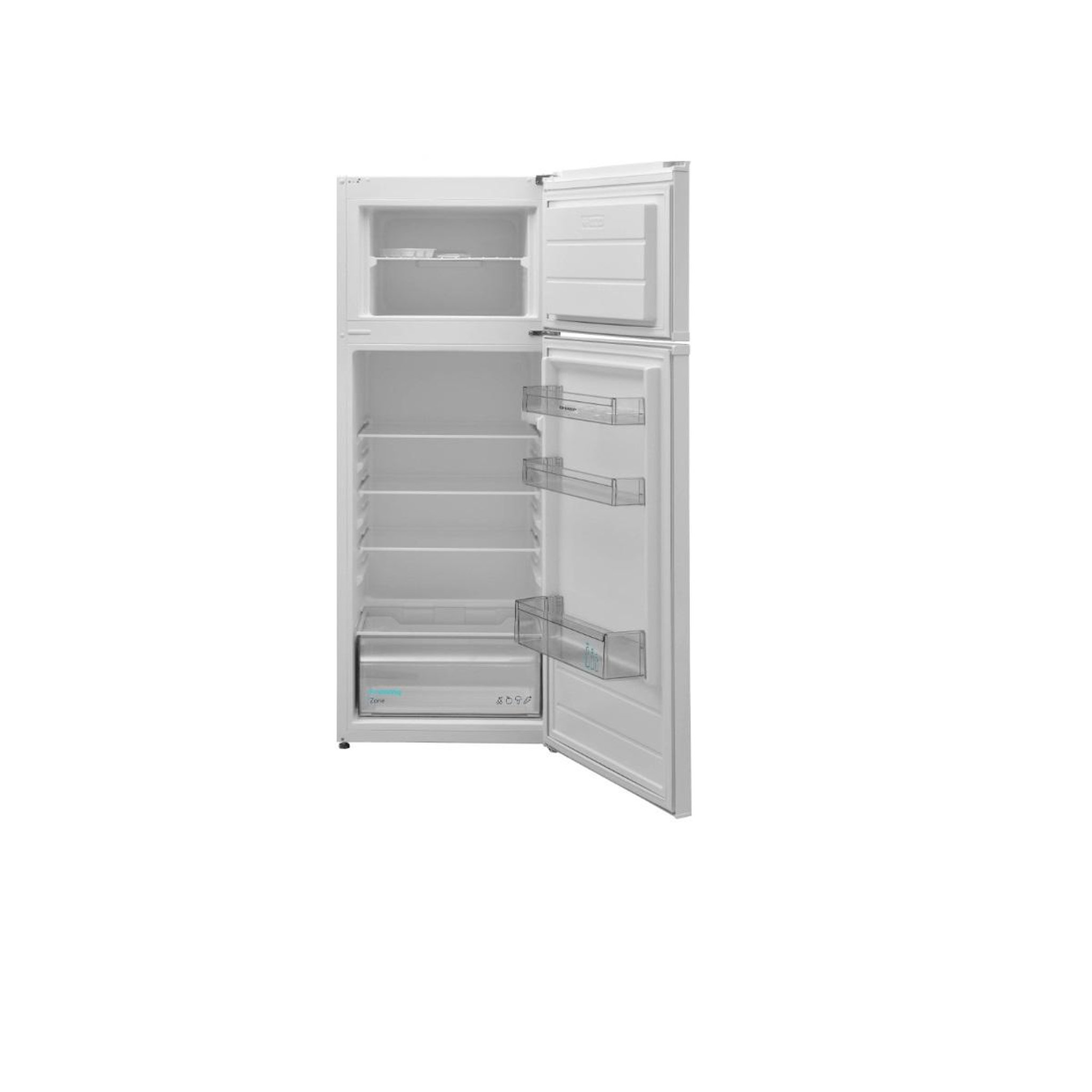 Voir la diapositive 3 : Sharp Réfrigérateur 2 portes 54cm 213l nano frost blanc - SJFTB01ITXLF