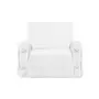 SOLEIL D'OCRE Housse de fauteuil en coton PANAMA blanc