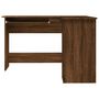 Voir la diapositive 4 : VIDAXL Bureau d'angle chene marron 120x140x75 cm bois d'ingenierie