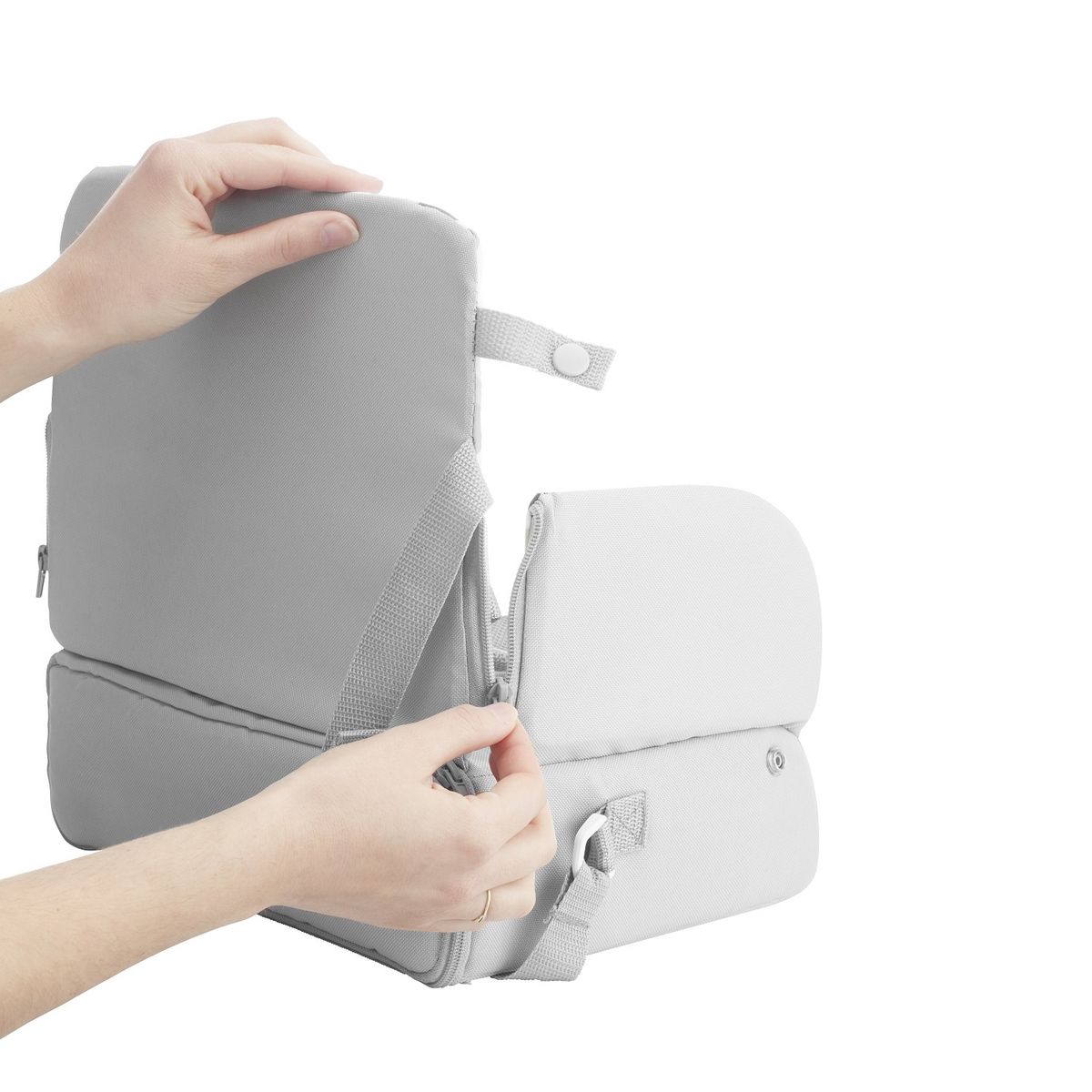 BADABULLE B009407 - Rehausseur de chaise SUNDAY POP - Réhausseur nomade 2en1