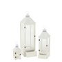 Voir la diapositive 4 : Paris Prix Lot de 3 Lanternes Tours en Bois  Cocoon  105cm Blanc
