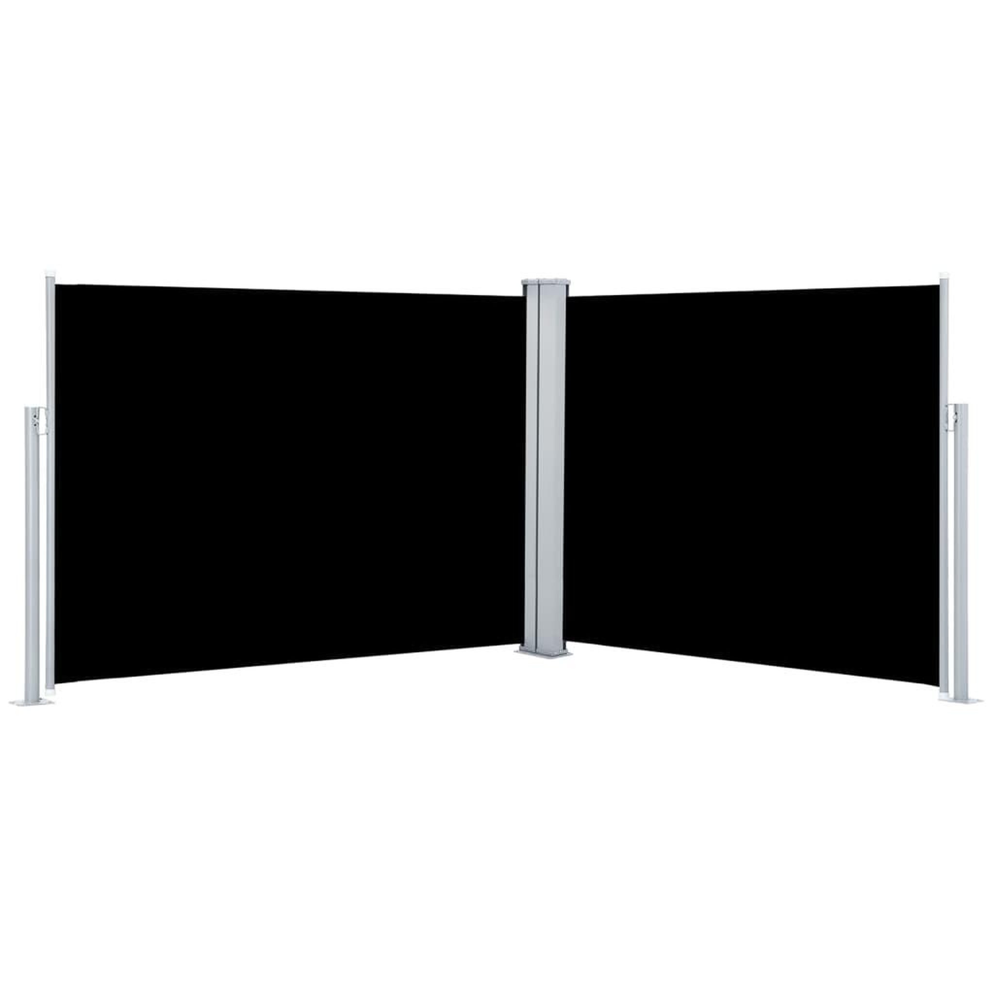 Voir la diapositive 2 : VIDAXL Auvent lateral retractable Noir 140 x 1000 cm