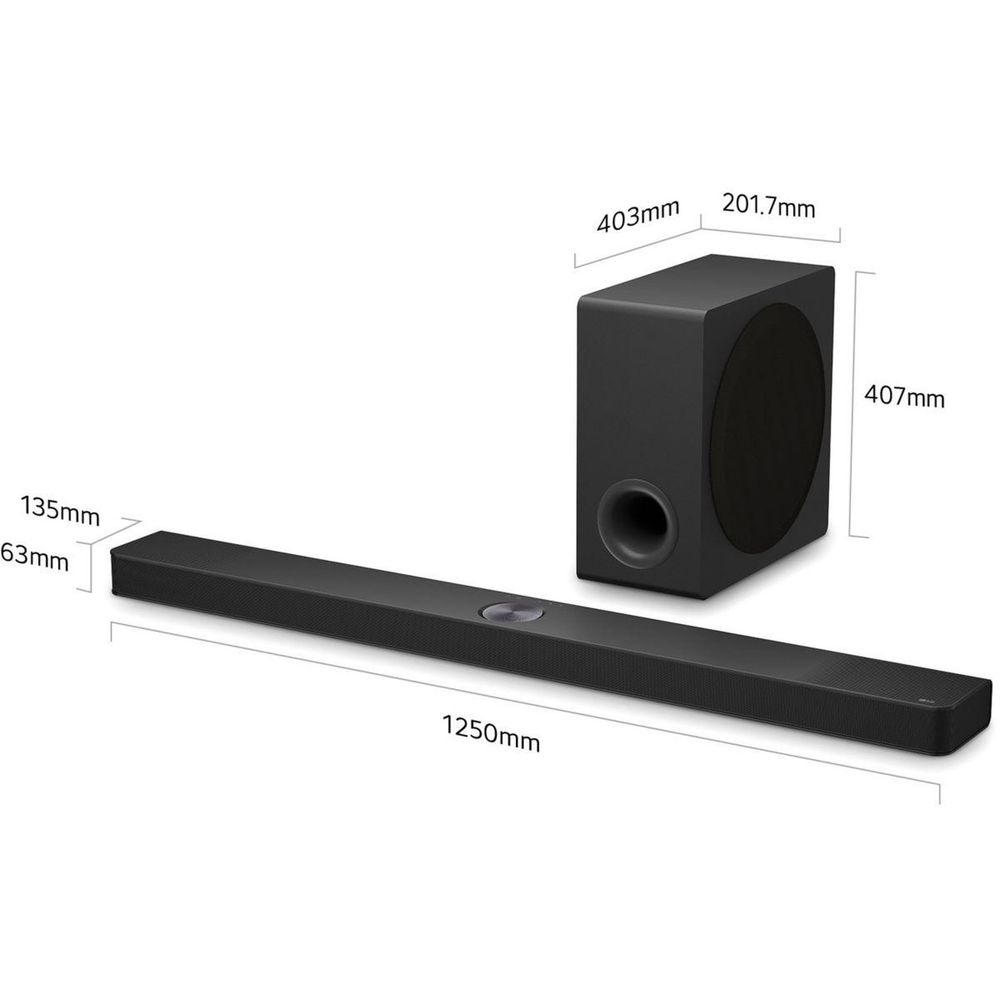Voir la diapositive 3 : LG Barre de son 5.1.3 750w bluetooth noir - s90ty