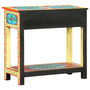Voir la diapositive 4 : VIDAXL Table console peinte a la main 80x35x75 cm Bois de manguier