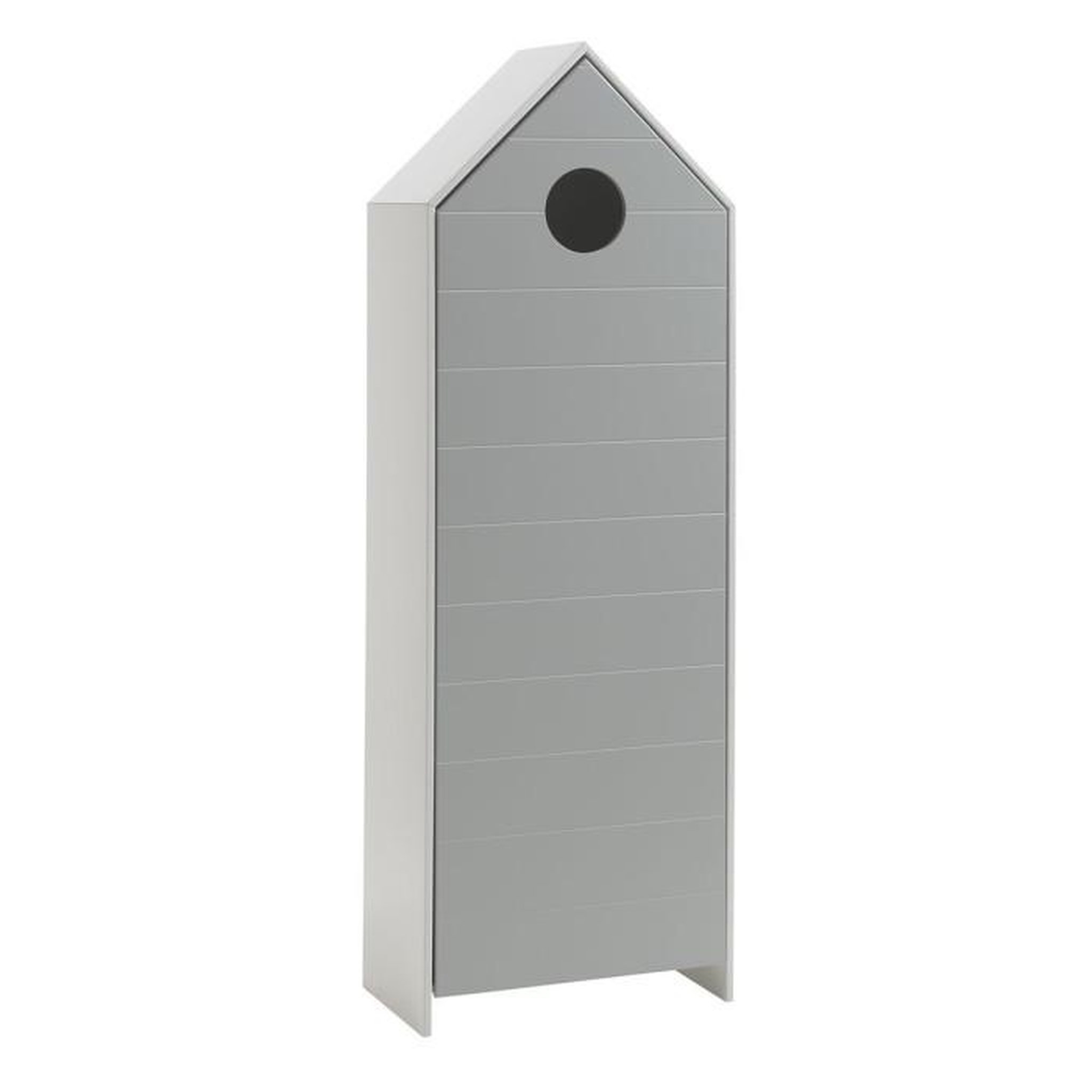Voir la diapositive 3 : Paris Prix Pack - Lit Cabane Enfant & Armoire  Casami  Blanc & Gris