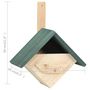 Voir la diapositive 6 : VIDAXL Nichoirs 4 pcs 24x16x30 cm Bois de sapin