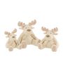 Voir la diapositive 2 : Paris Prix Peluche Enfant Renne Assis  Prancer  28cm Beige