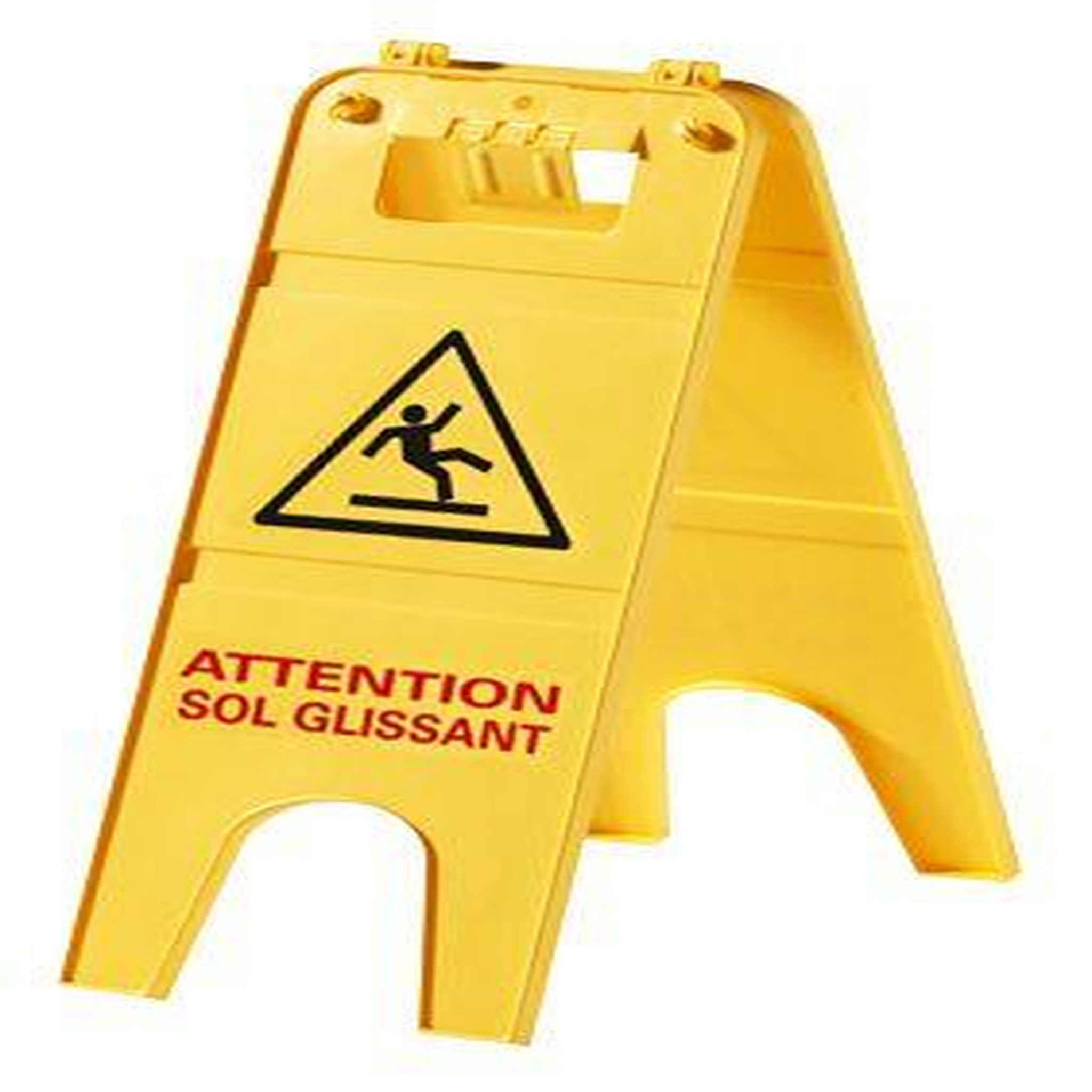 OUTIFRANCE Panneau signalisation sol glissant - 228 x h. 600 mm 750 g