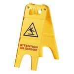 OUTIFRANCE Panneau signalisation sol glissant - 228 x h. 600 mm 750 g