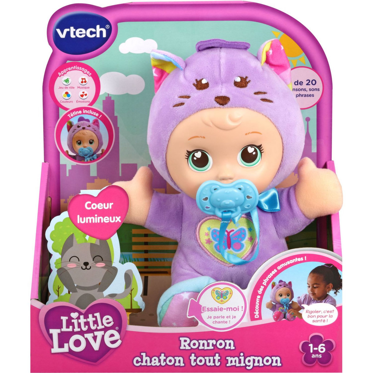 VTECH Little Love - P'tits bébés déguisés Ronron chaton tout mignon