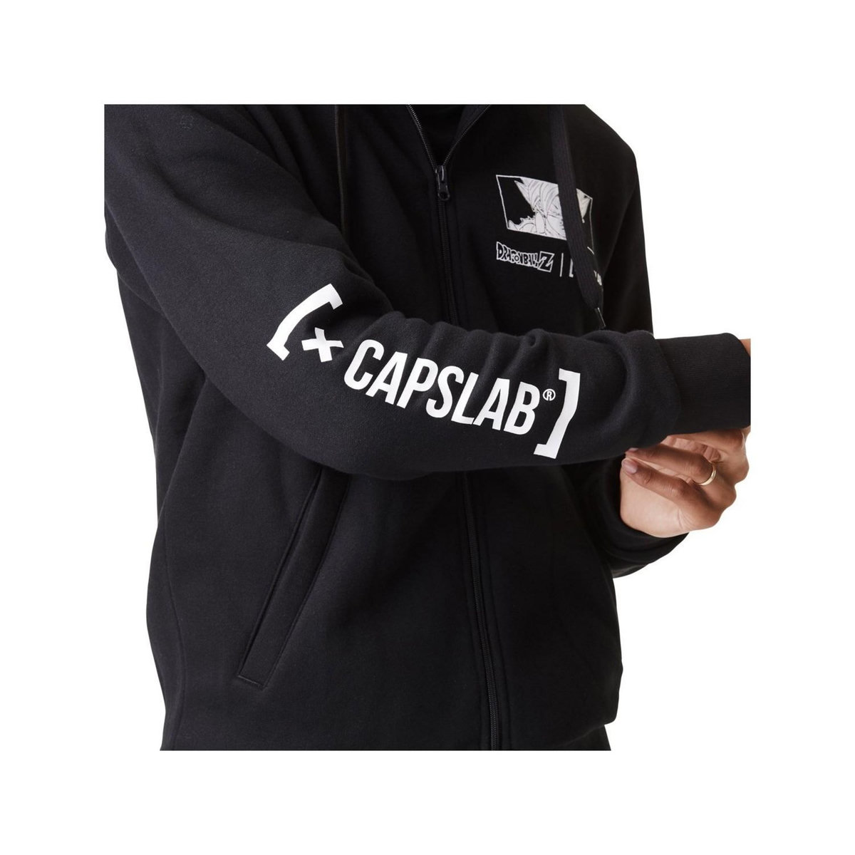 CAPSLAB Sweat à capuche avec zip homme Dragon Ball Z Goku