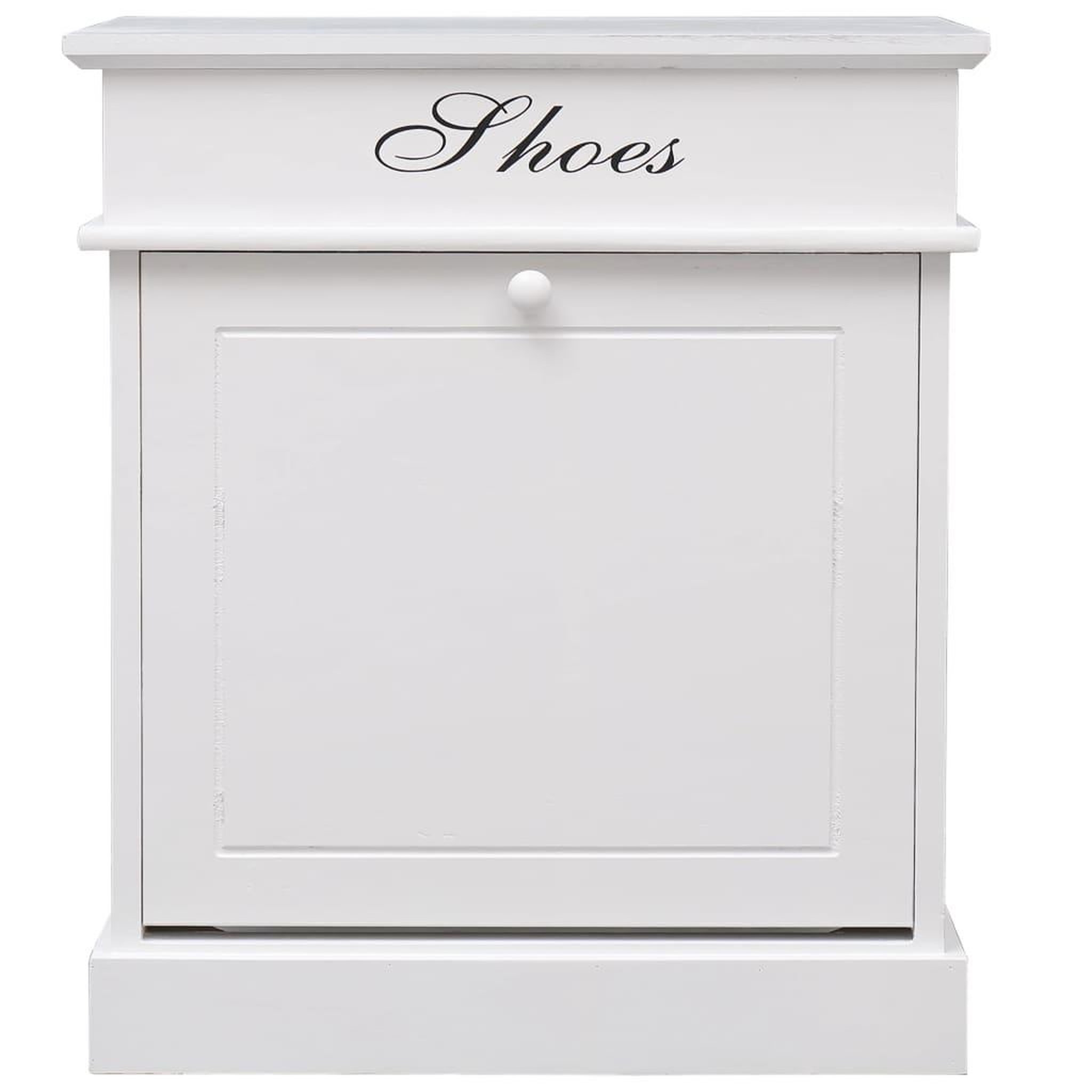 Voir la diapositive 2 : VIDAXL Armoire a chaussures Blanc 50 x 28 x 58 cm Bois de Paulownia