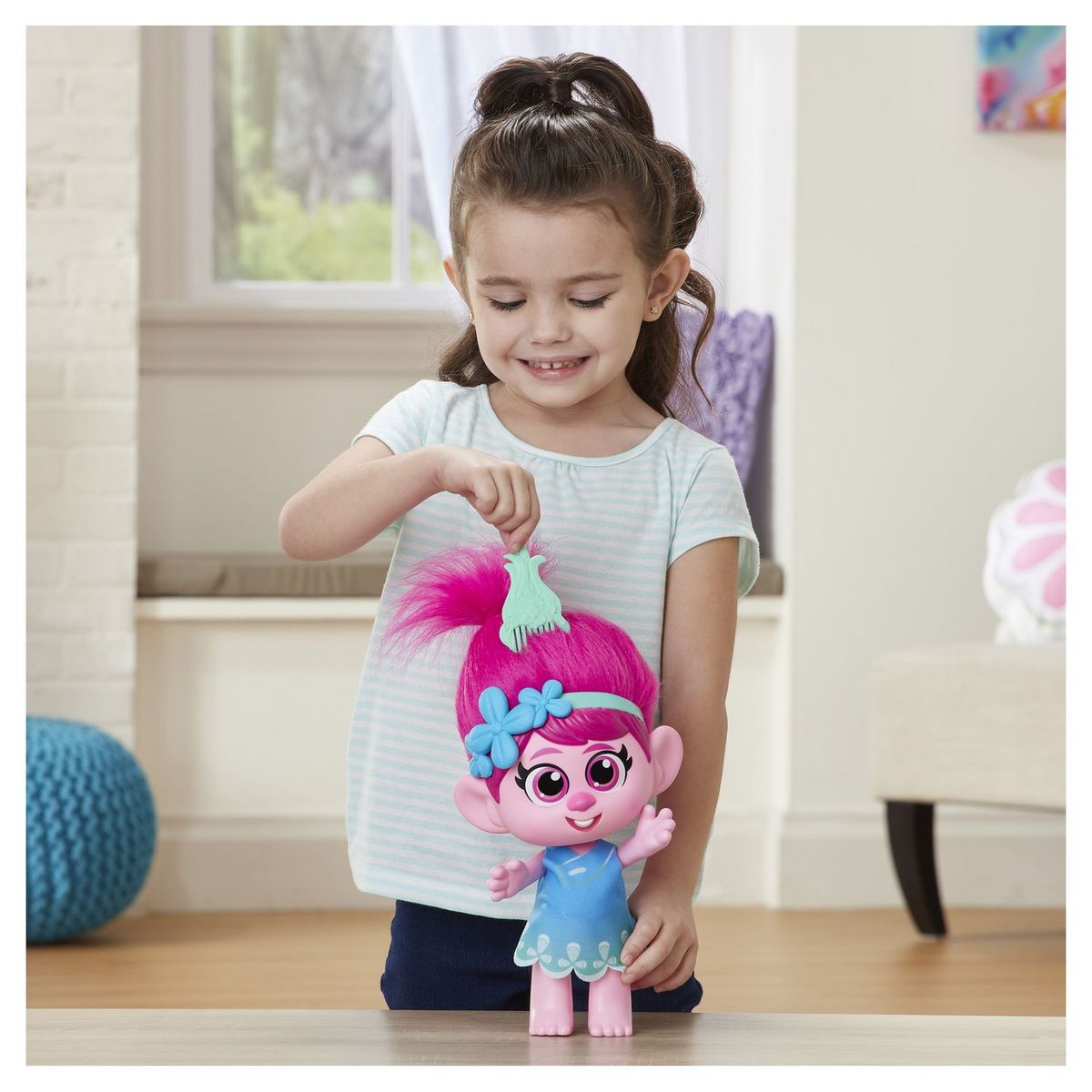 HASBRO Poupée Trolls World Tour Toddler Poppy
