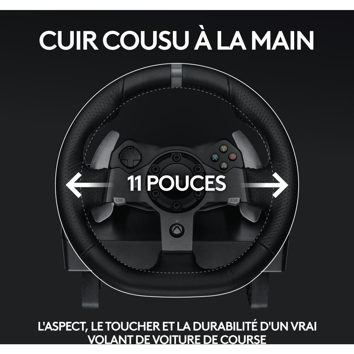 Logitech Volant + Pédalier Volant G920 + Casque G335 Noir