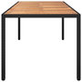 Voir la diapositive 4 : VIDAXL Table de jardin Noir 250x100x75 cm Resine tressee