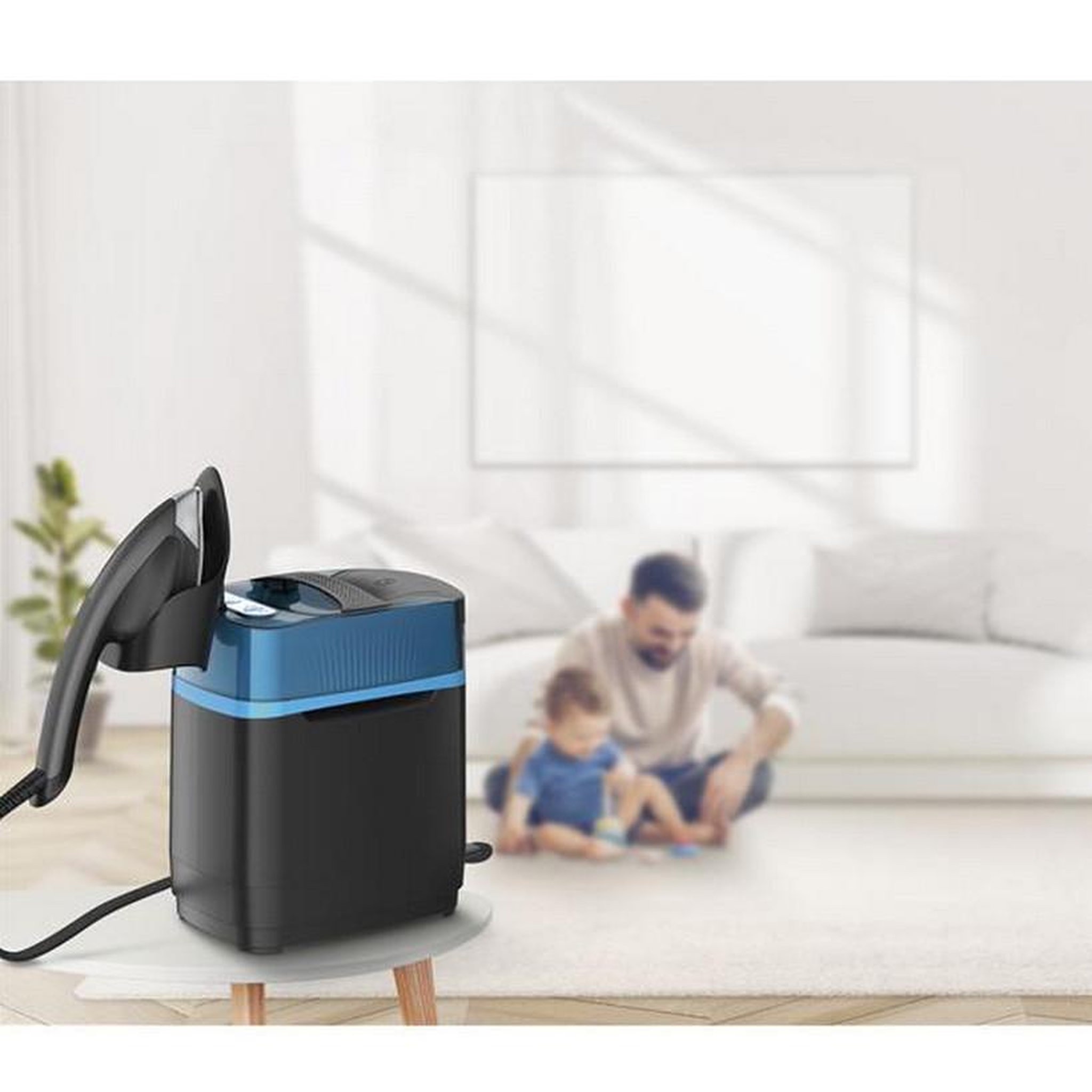Voir la diapositive 5 : CALOR Défroisseur vapeur à main 90g/mn 2170w noir/bleu - ut2020c0
