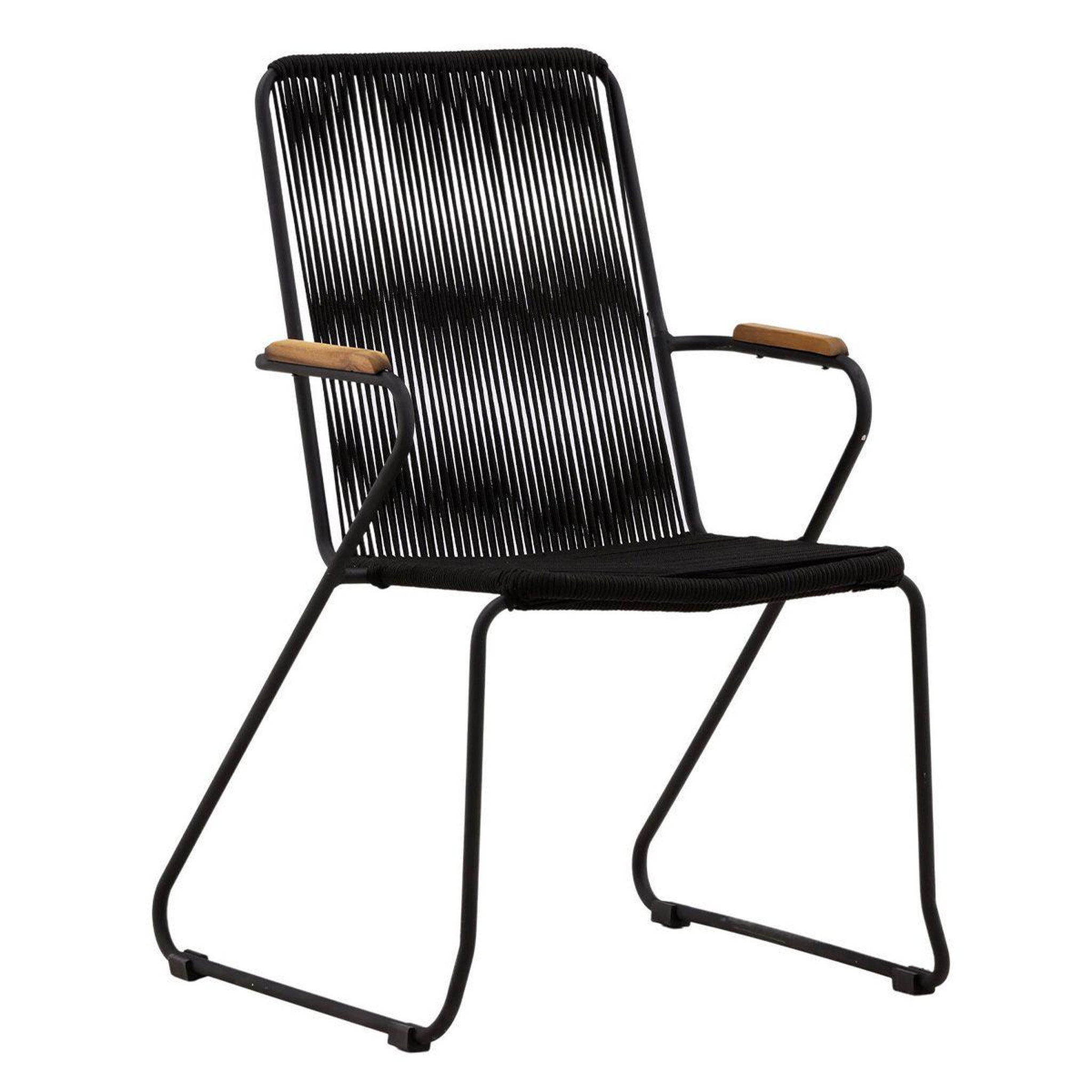 Paris Prix Chaise de jardin  barton  82cm noir