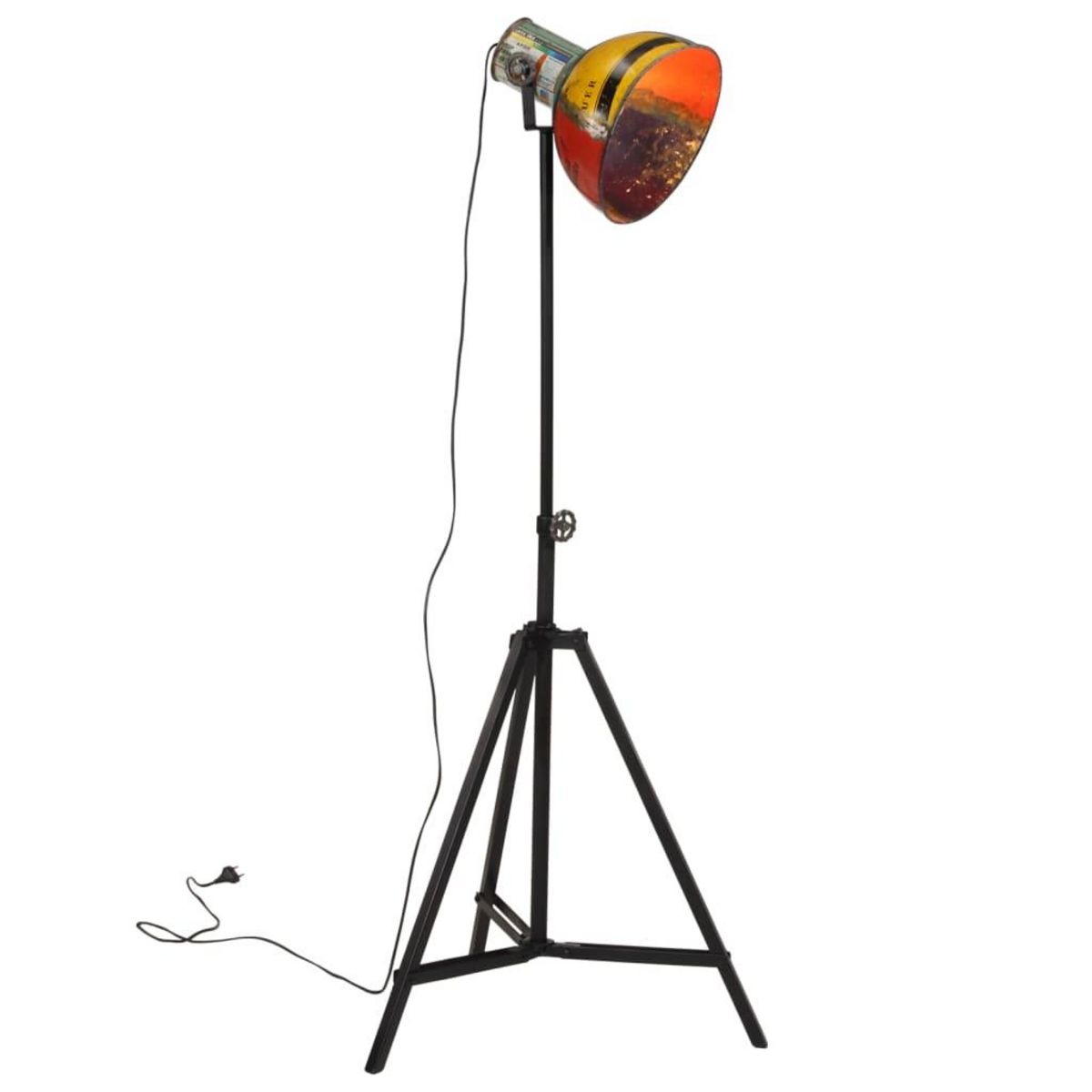 VIDAXL Lampadaire 25 W multicolore 61x61x90/150 cm E27