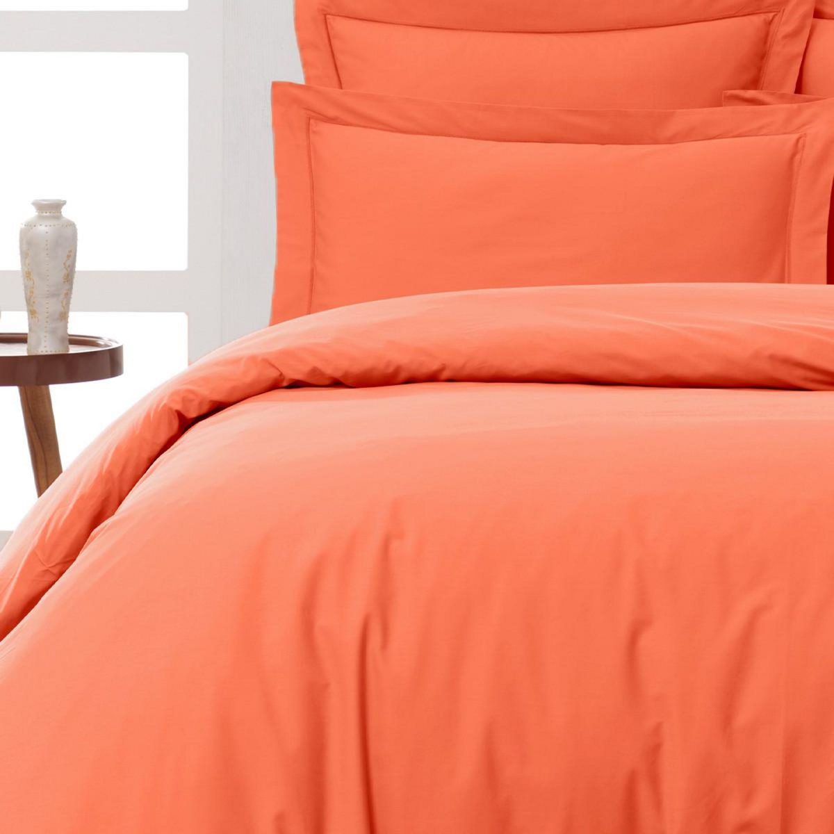 Sensei Maison Lot de 2 taies d'oreiller en percale de coton SOFT PERCALE