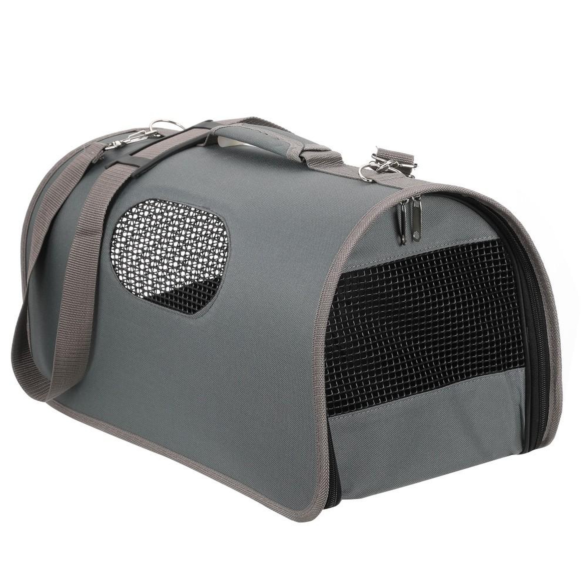 MON AMI LUKI Sac transport tunnel pour chien et chat. Coloris disponibles : Gris