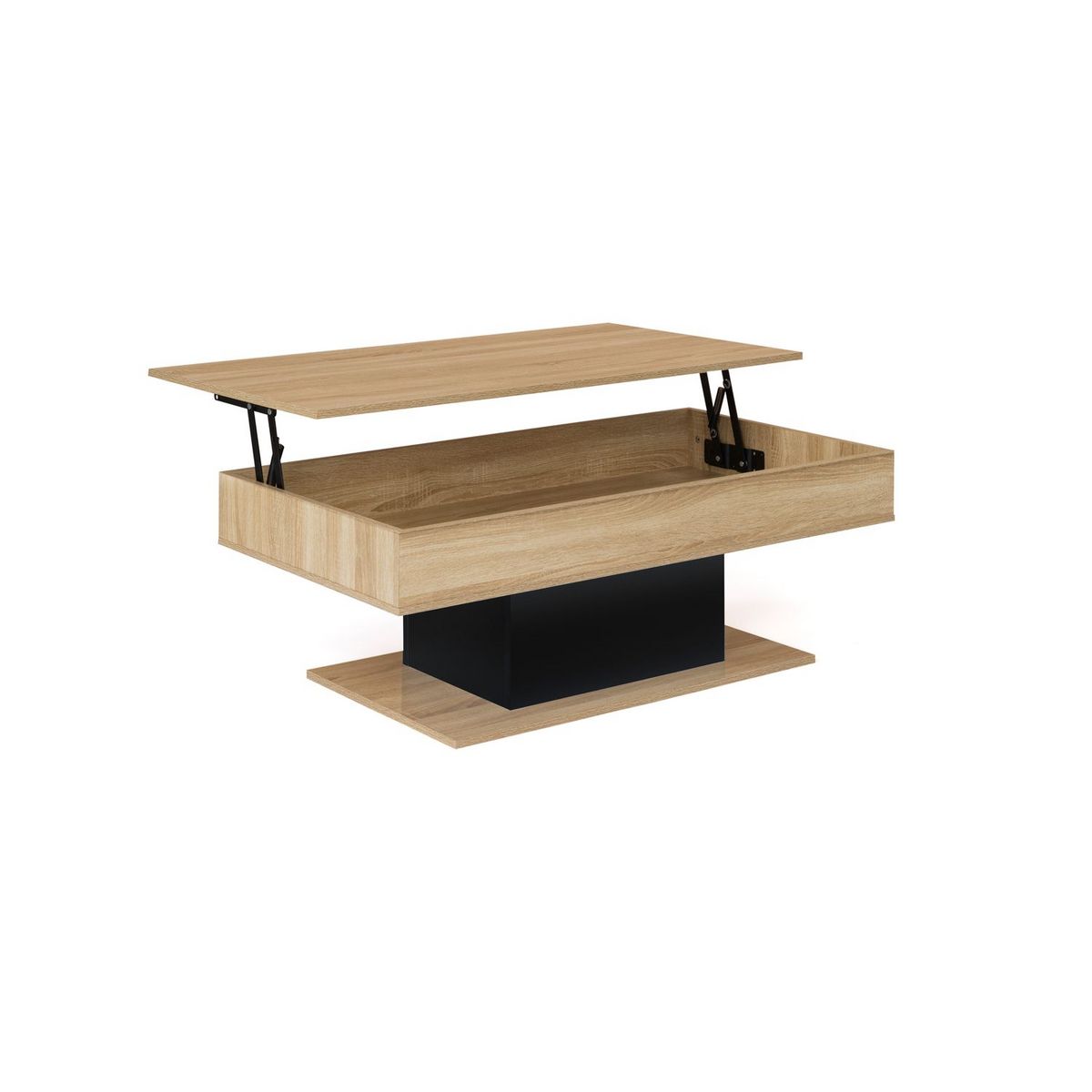 Table basse plateau relevable L110 cm TINA
