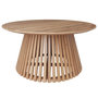 Voir la diapositive 1 : Rendez vous déco Table basse ronde en bois clair d'acacia D80 cm-Képès