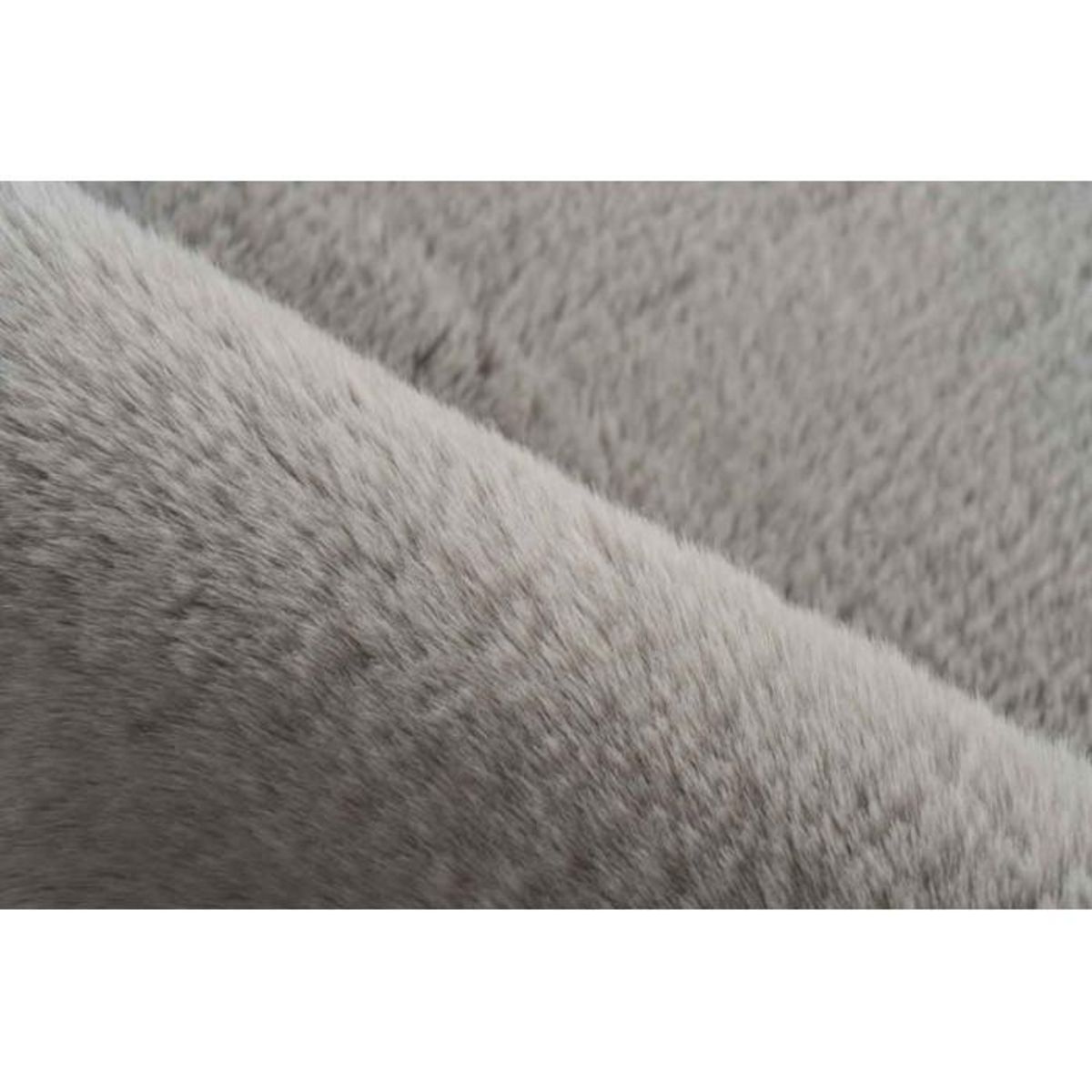 Paris Prix Tapis de Bain Antidérapant  Rabbit  100cm Gris Clair