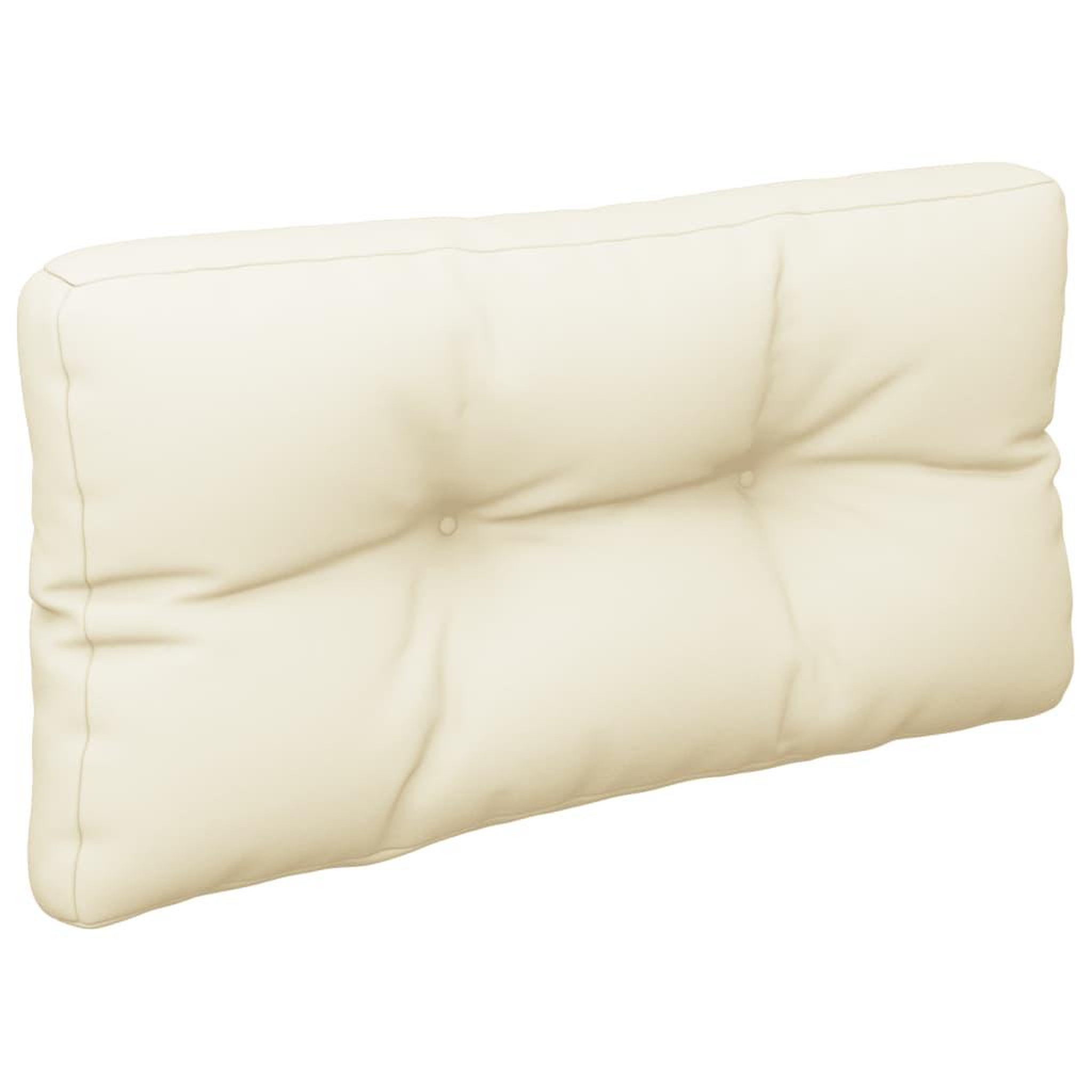 Voir la diapositive 4 : VIDAXL Coussin de palette creme 70x40x12 cm tissu