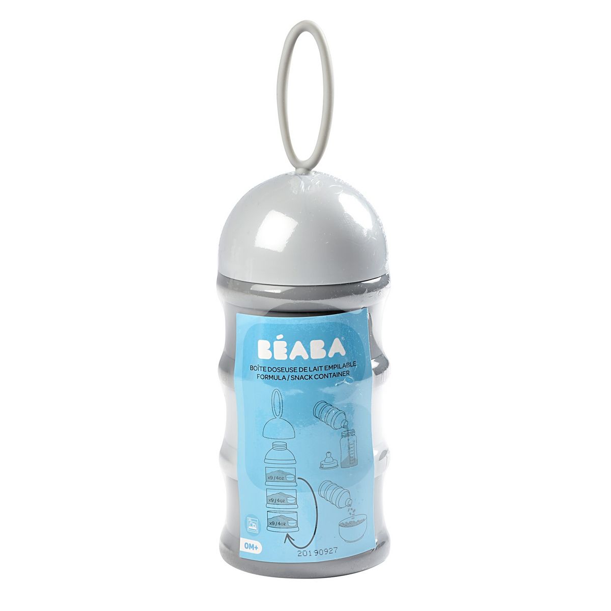 BEABA Boîte doseuse de lait empilable gris