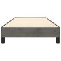 Voir la diapositive 5 : VIDAXL Cadre de lit sans matelas gris fonce 90x190 cm velours