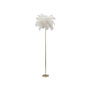 Voir la diapositive 1 : Paris Prix Lampadaire Imitation Plume  Palm  160cm Or & Blanc