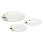 SECRET DE GOURMET Service de Table 18 Pièces  Bengal  26cm Blanc