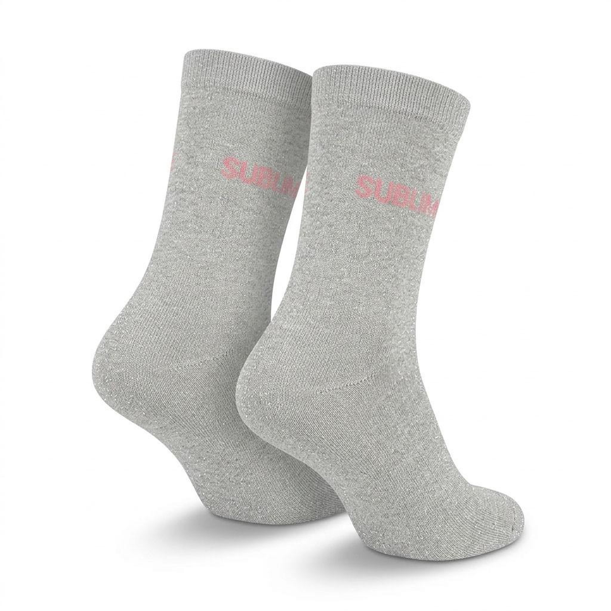 Voir la diapositive 3 : OZABI Chaussettes Femme Lurex Message Humoristique