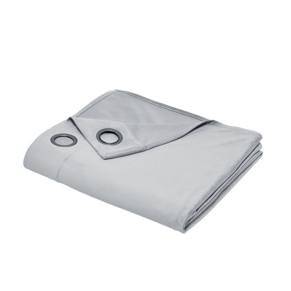 TODAY Rideau uni occultant effet velours à oeillets