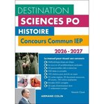 HISTOIRE. CONCOURS COMMUN IEP, EDITION 2026-2027, Clavé Yannick