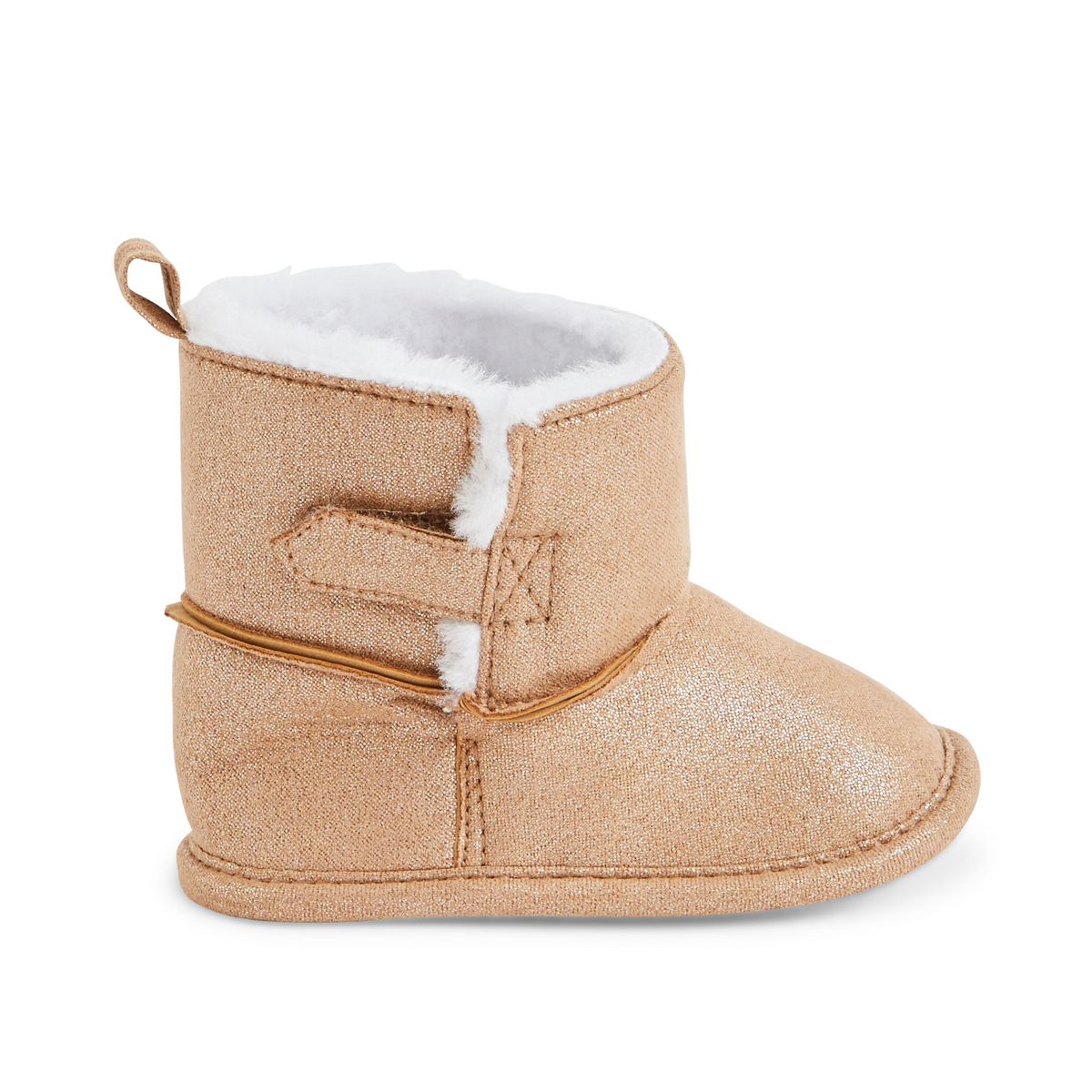 IN EXTENSO Chaussons boots de naissance fourrure bébé fille