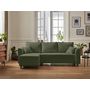 Voir la diapositive 5 : BEST MOBILIER Saphir - canapé d'angle réversible 4 places - convertible - avec coffre - en tissu
