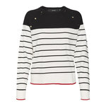 Vero Moda Pull Noir/Blanc Femme Vero Moda Alma. Coloris disponibles : Noir
