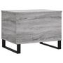 Voir la diapositive 5 : VIDAXL Table basse Sonoma gris 60x44,5x45 cm Bois d'ingenierie