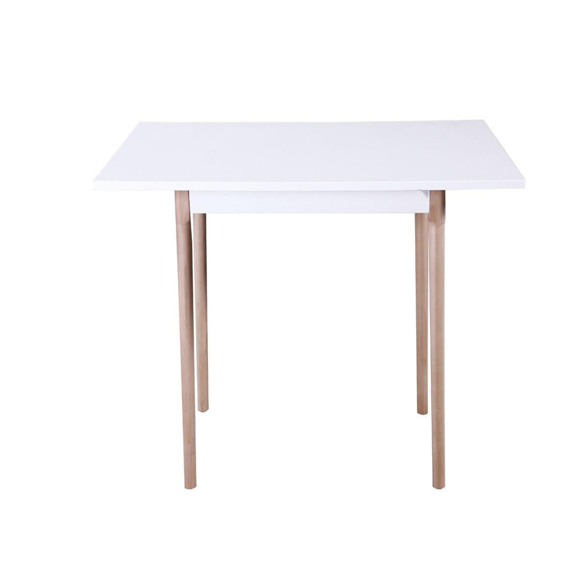 Habitat et Jardin Table repas  Freddy  - 120 x 80 x 75 cm - Blanc laqué
