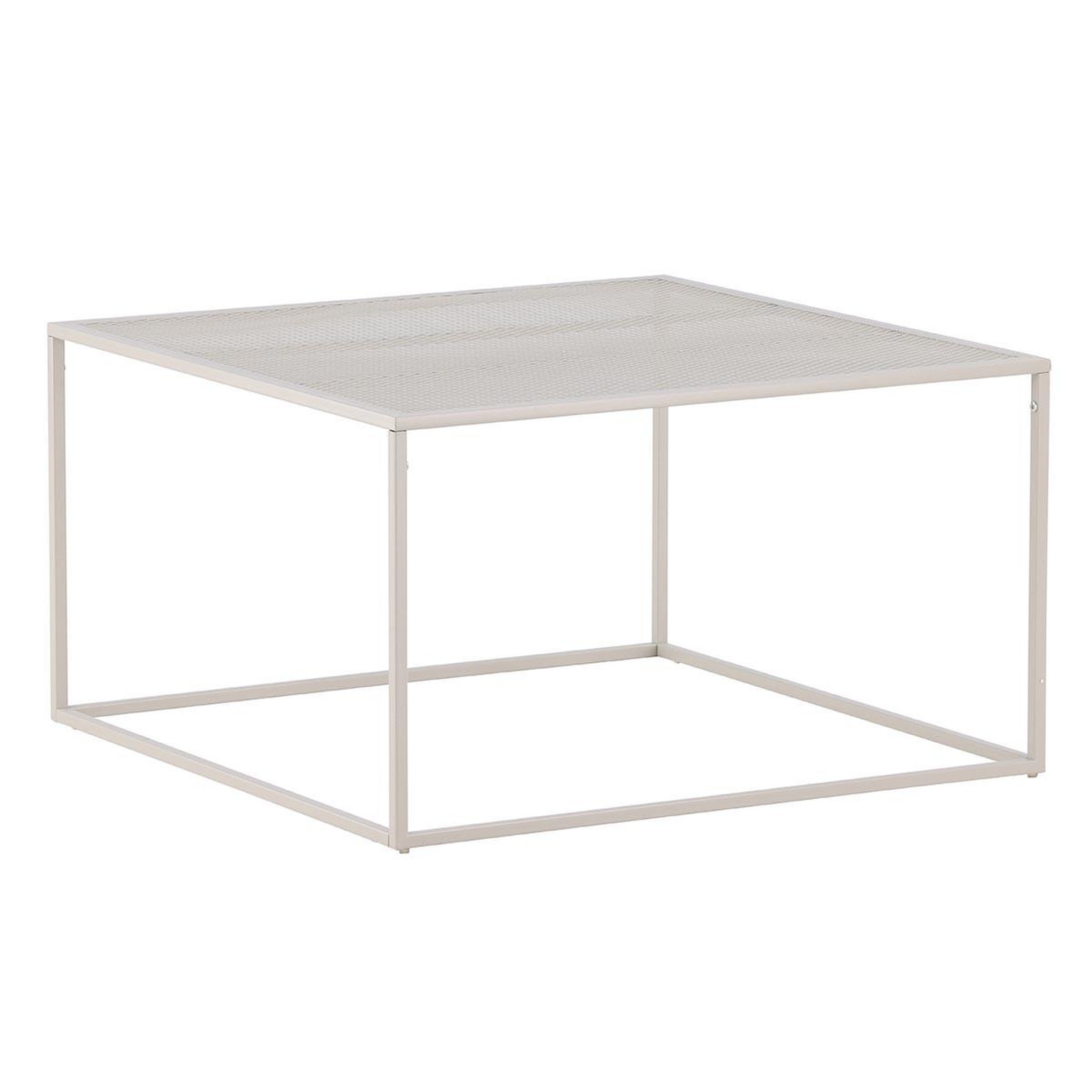 Paris Prix Table basse en métal  netz  80cm beige
