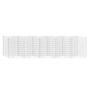 Voir la diapositive 4 : VIDAXL Panier de gabion Acier galvanise 300x30x100 cm
