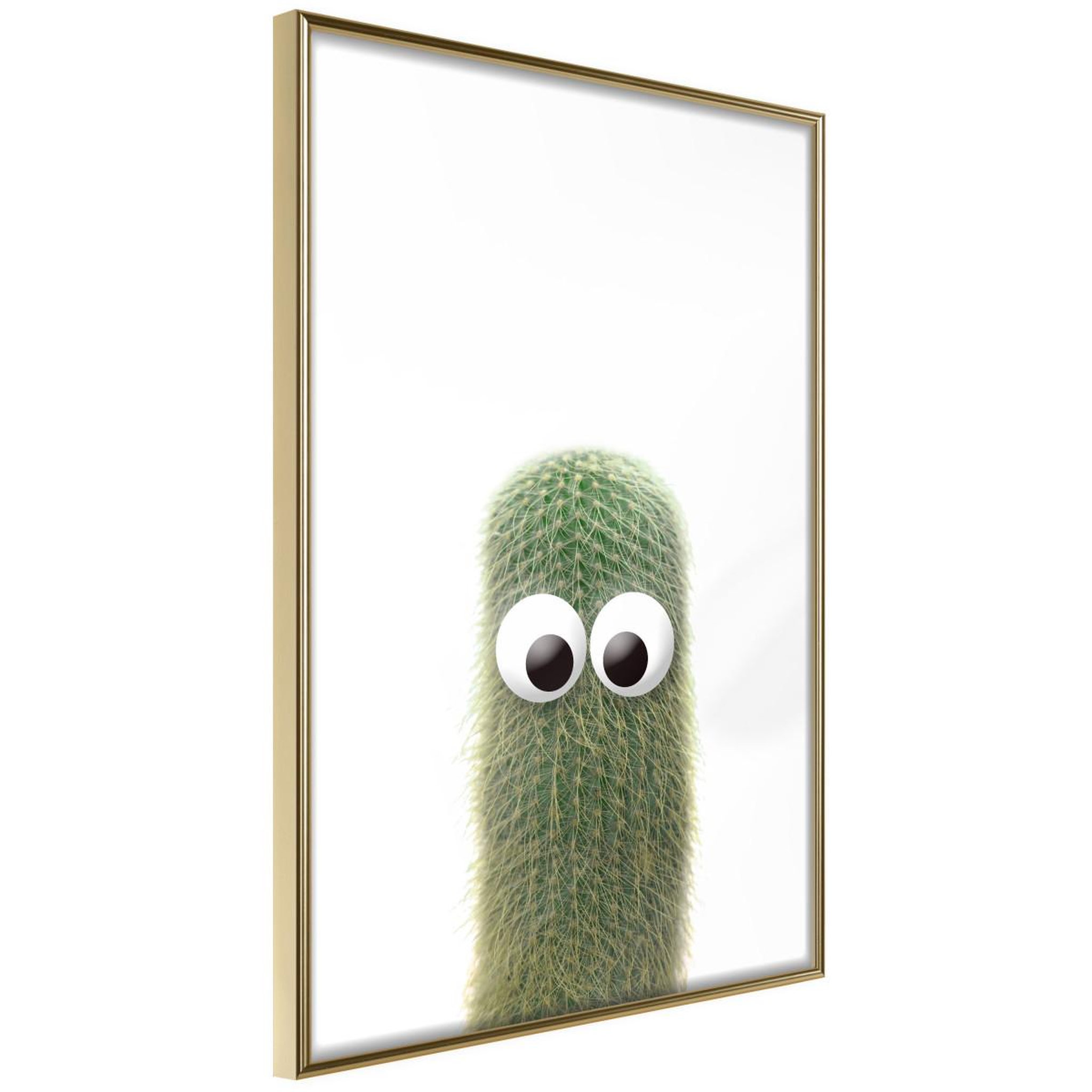 Voir la diapositive 1 : Paris Prix Affiche Murale Encadrée  Funny Cactus IV