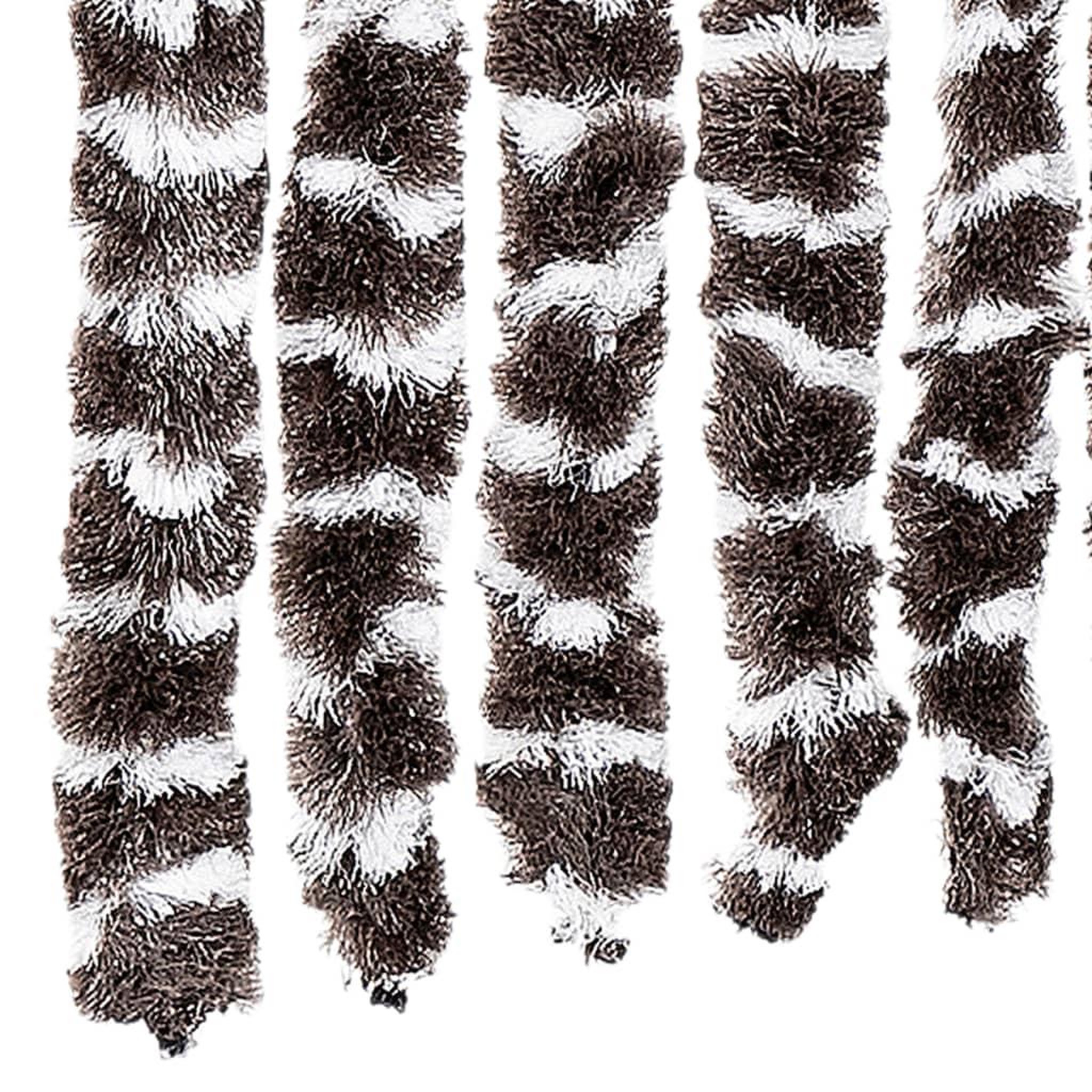 Voir la diapositive 5 : VIDAXL Moustiquaire Marron et blanc 90x220 cm Chenille