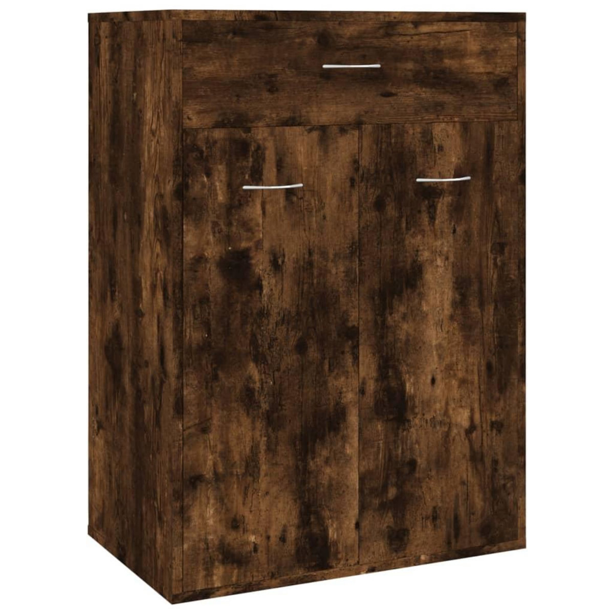 VIDAXL Armoire a chaussures Chene fume 60x35x84 cm Bois d'ingenierie
