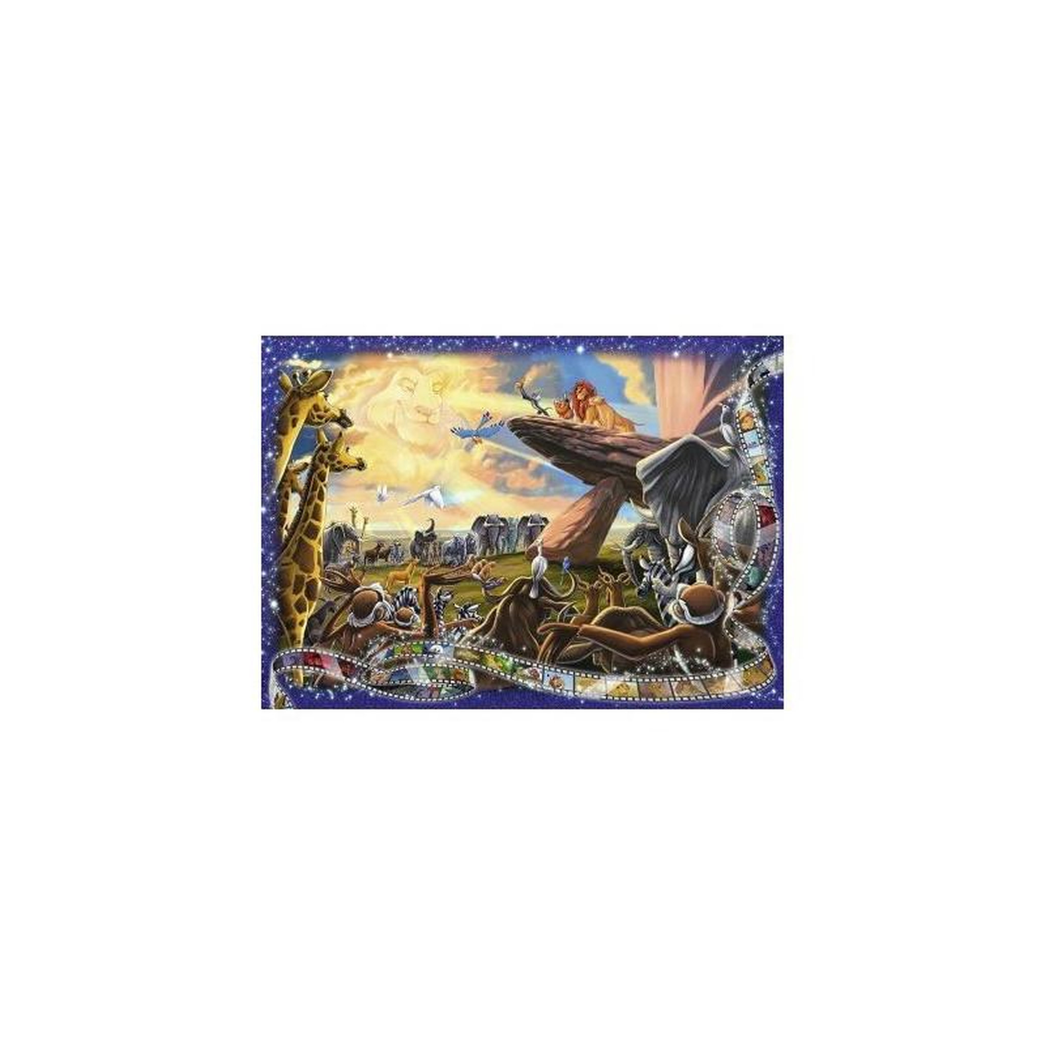 RAVENSBURGER Puzzle 1000 pièces Nathan Le Roi Lion Collection Disney