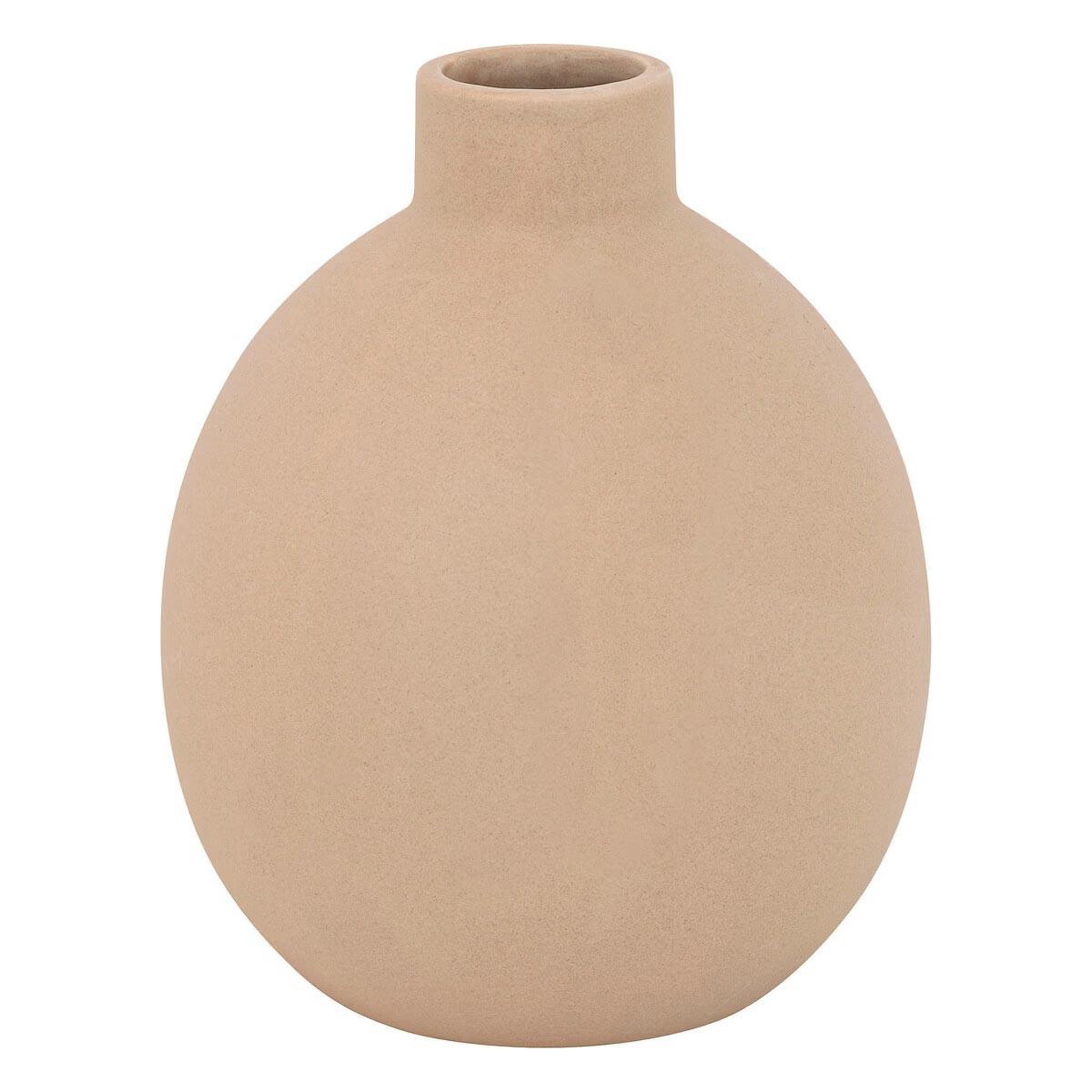 ATMOSPHERA Vase en dolomite  rily  18cm nude